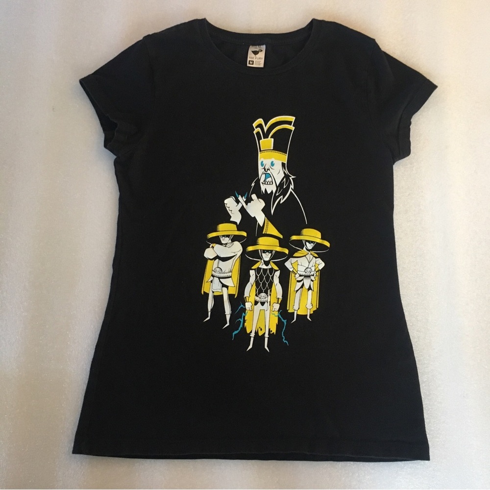 Big Trouble in Little China~Tee Fury T shirt~Lo Pan & 3 Storms~Black~Women M